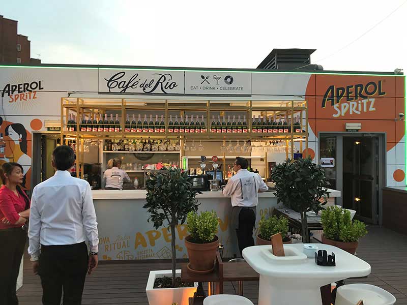 Rotulos para Fachada de Cafe en Madrid