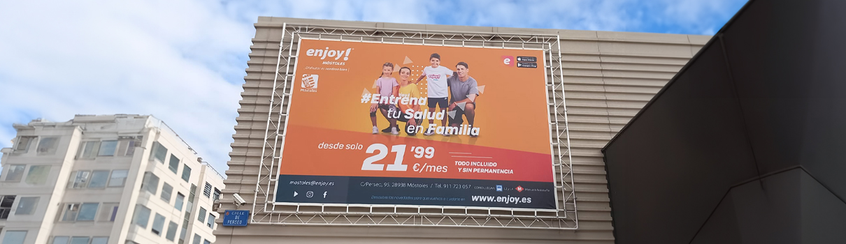 Lonas publicitarias tipo Vallas Publicitarias