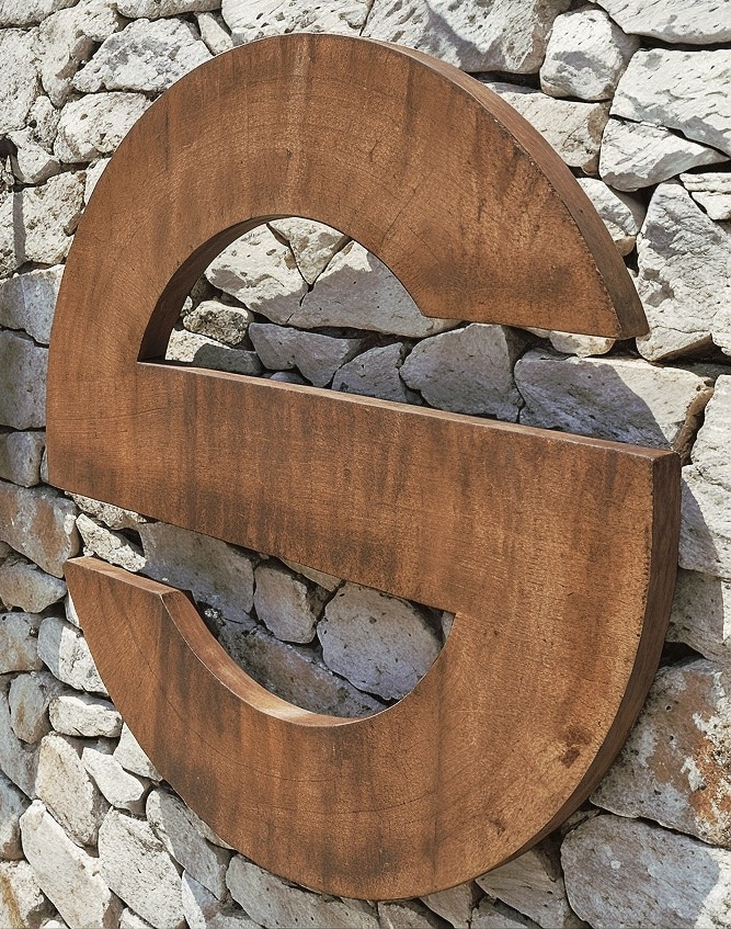 letras corpóreas vintage